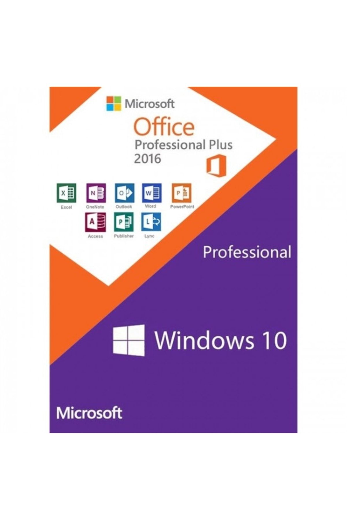 Microsoft Office 2016 Pro Plus + Windows 10 Pro Lisans