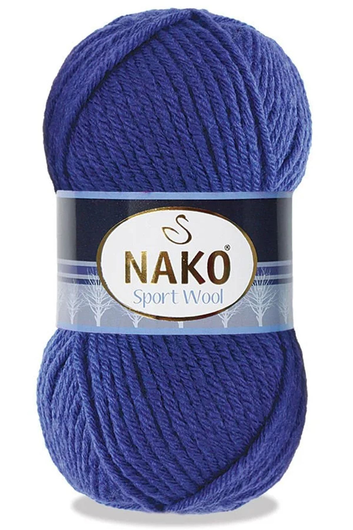Nako Sport Wool 10472 Saks Mavi Yünlü Atkı Bere Battaniye Ipi 5 Adet 1 Adet Ponpon Hediyeli