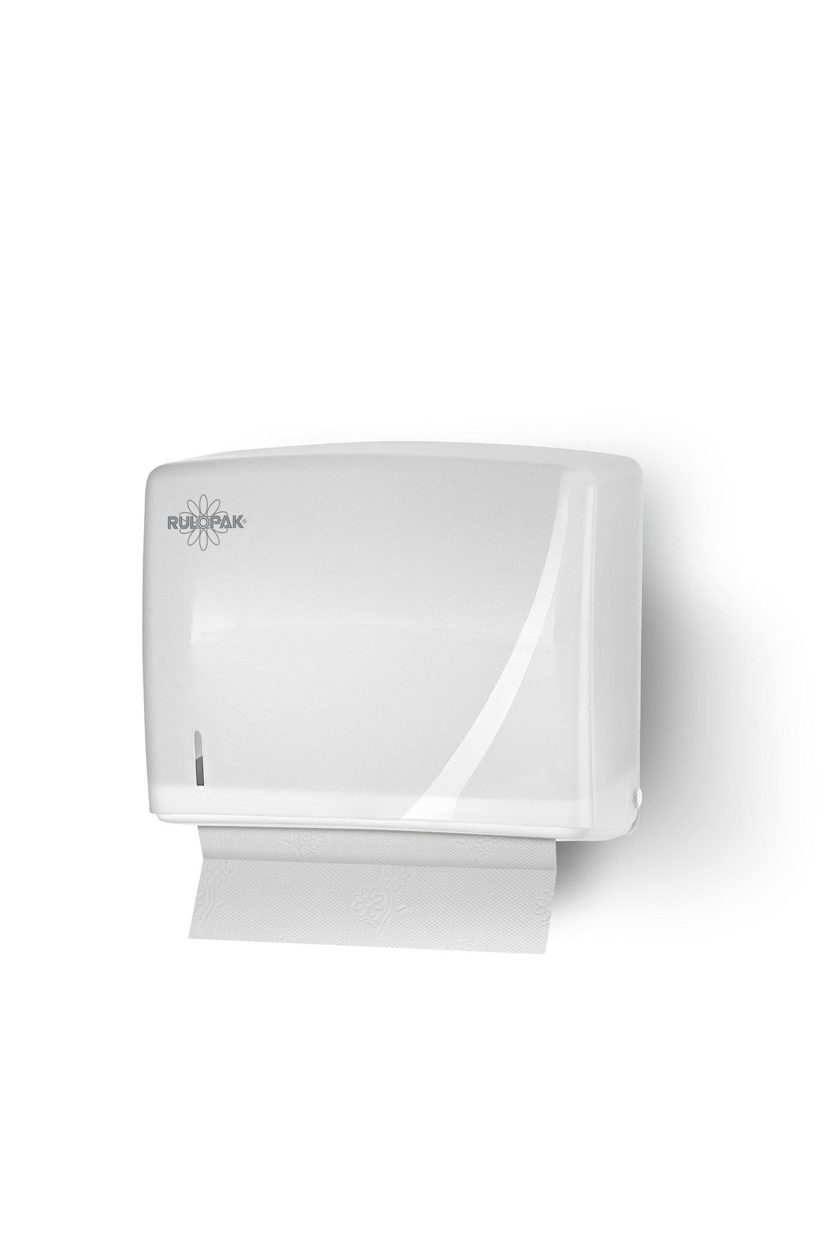 Rulopak Modern C-v Katlama Kağıt Havlu Dispenseri 200'lü Transparan Beyaz