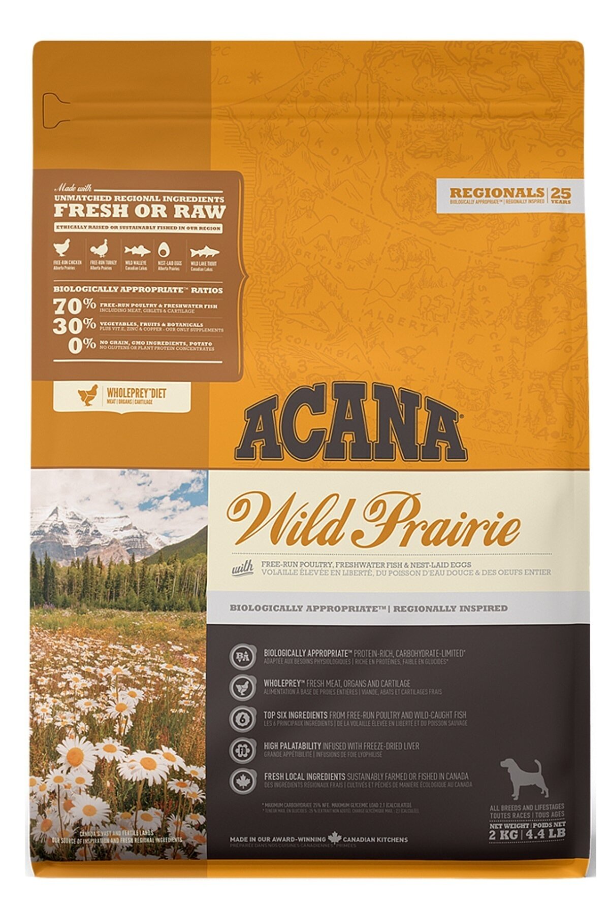Acana Regionals - Wild Prairie Köpek Maması 2kg - Tüm Irk Ve Yaşam Evreleri Köpek Maması