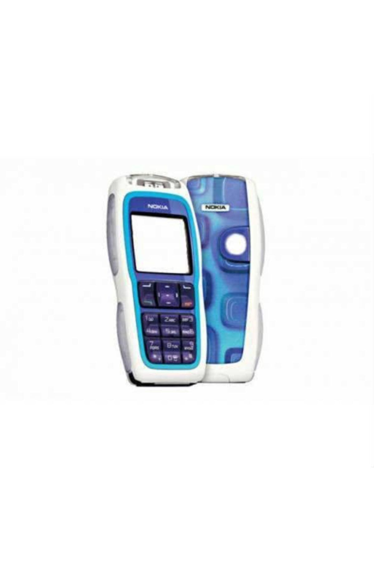 Syrox Nokia 3220 Kapak Beyaz Mavi