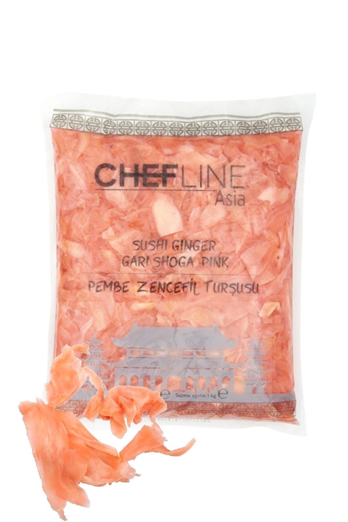 Chefline Asia Pink Gari Shoga (Zencefil Turşusu) 1,5 Kg