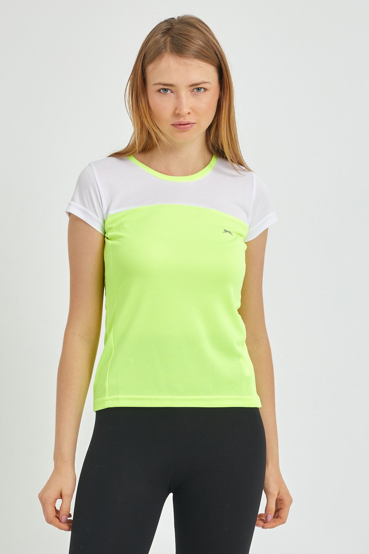 Slazenger Randers I Kadın T-shirt Neon Sarı St11tk002