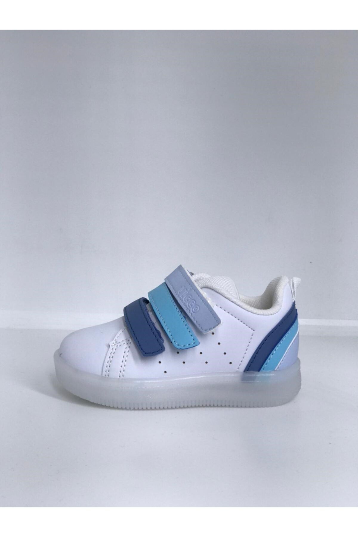 Vicco Beyaz-mavi Işıklı Çocuk Ayakkabı