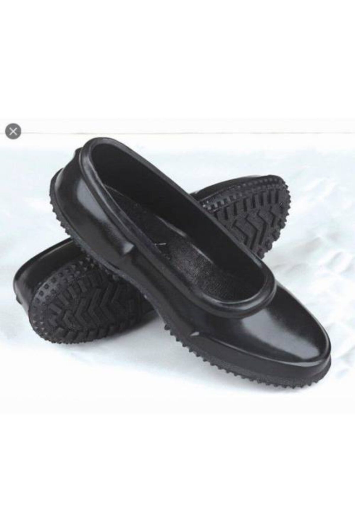 Genel Markalar Kadın Siyah Astarız Mesh Lastik Ayakkabı