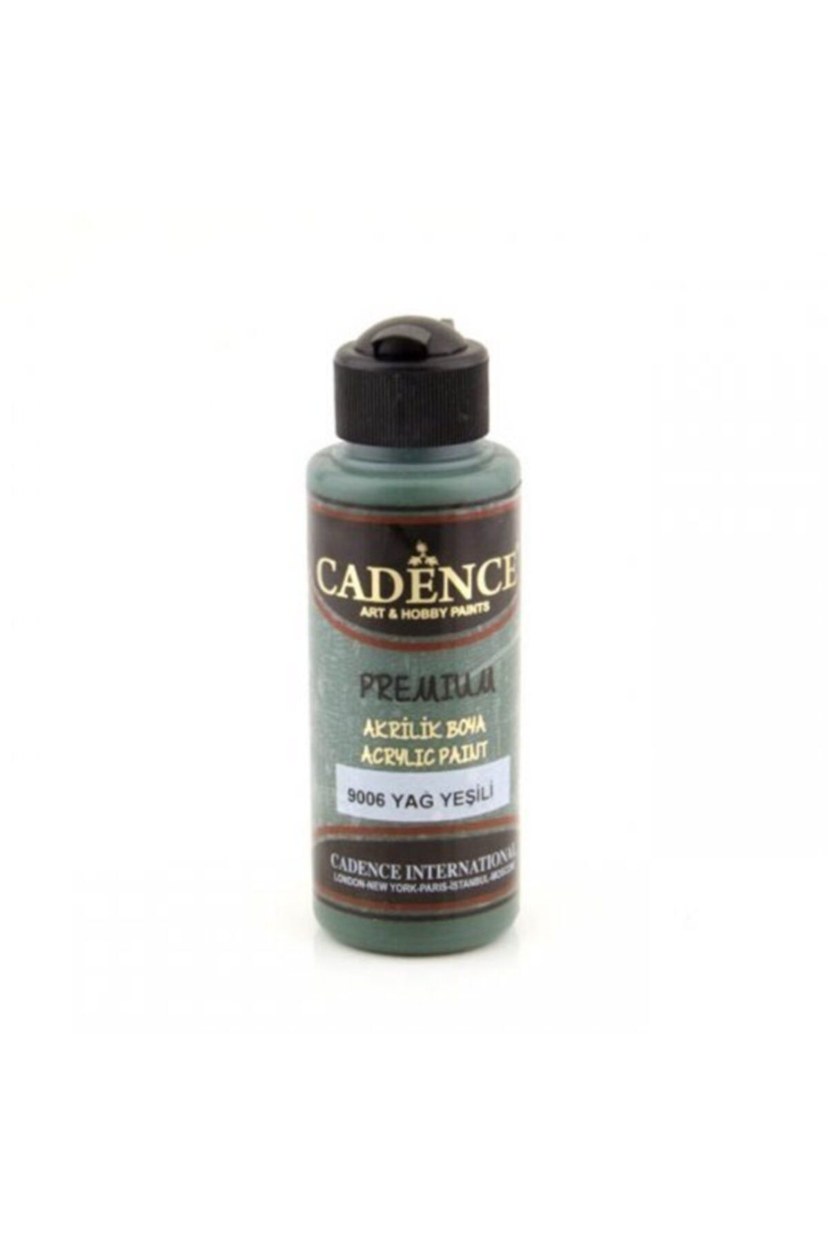 Cadence Yağ Yeşil Premium Akrilik Boya 9006  120 ml