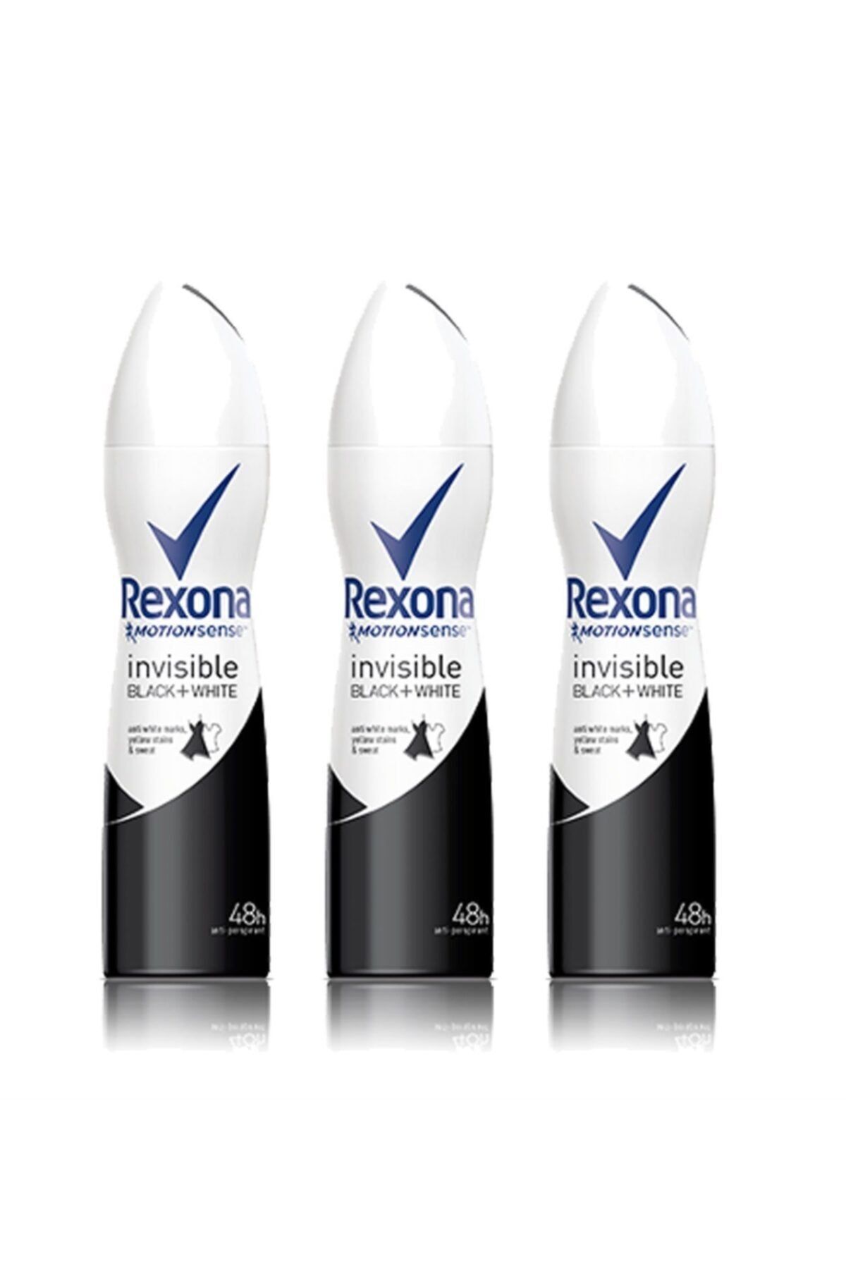 Rexona Kadın Deodorant Sprey Invisible Black + White 150 Ml