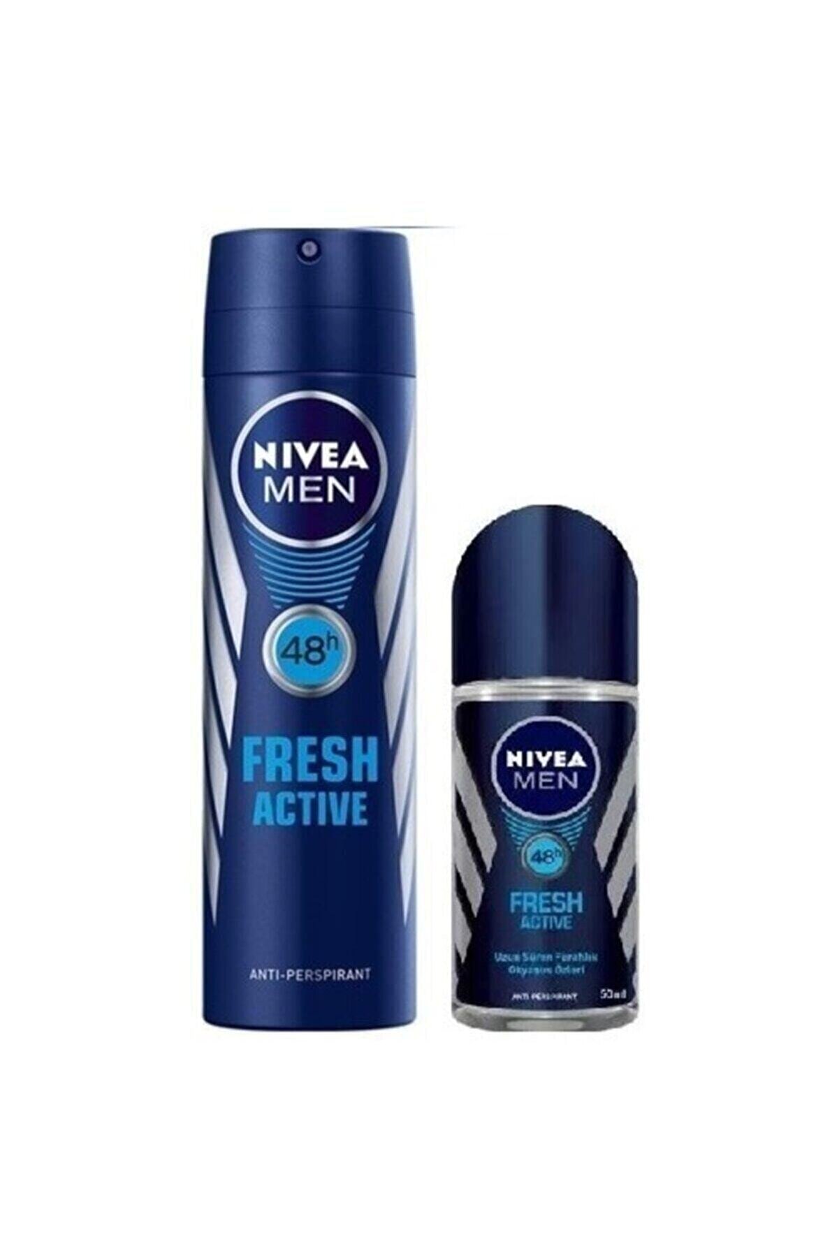 NIVEA Fresh Active Erkek Deodorant + Rolon