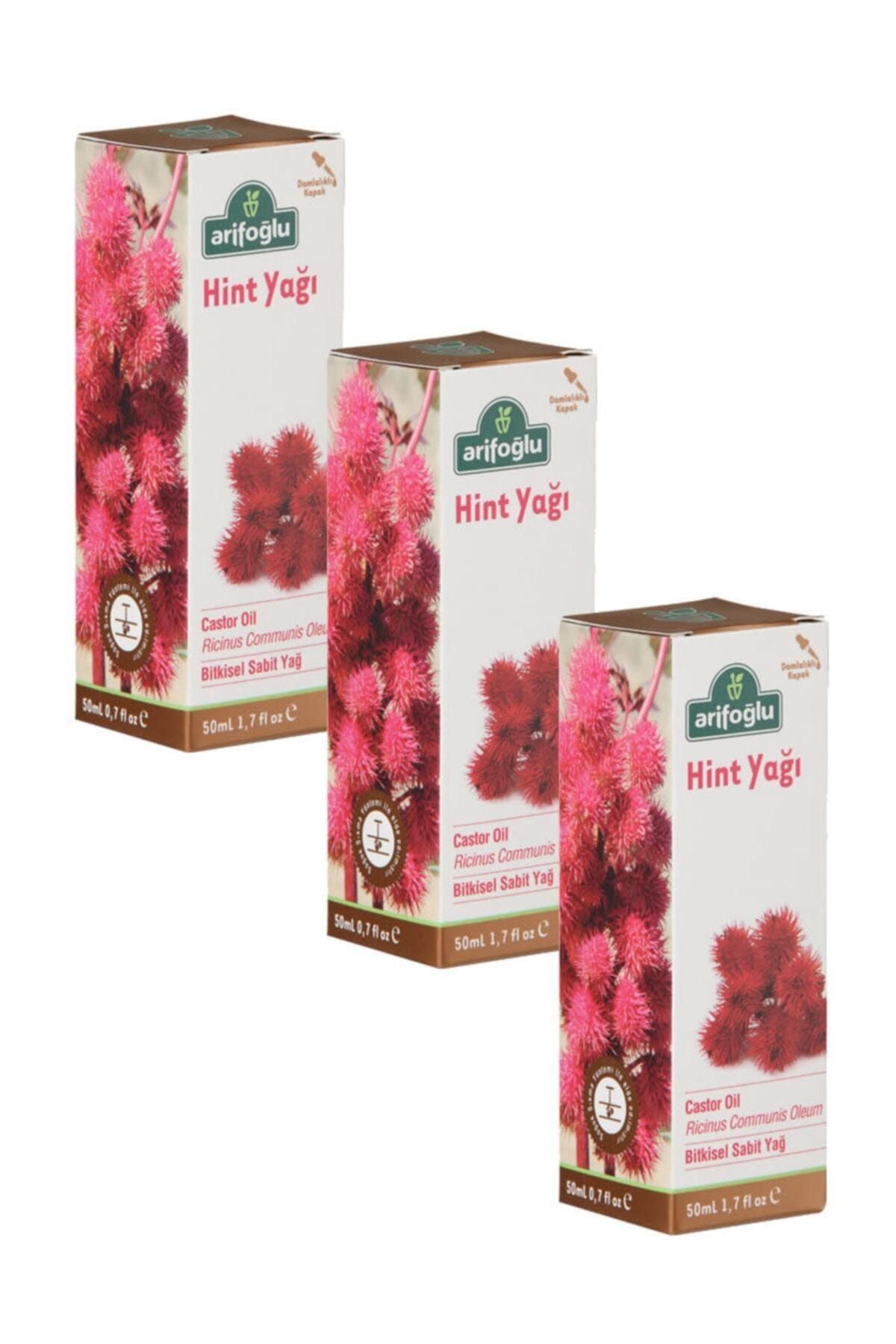 Arifoğlu Hint Yağı 50 ml x 3 Adet Soğuk Sıkım