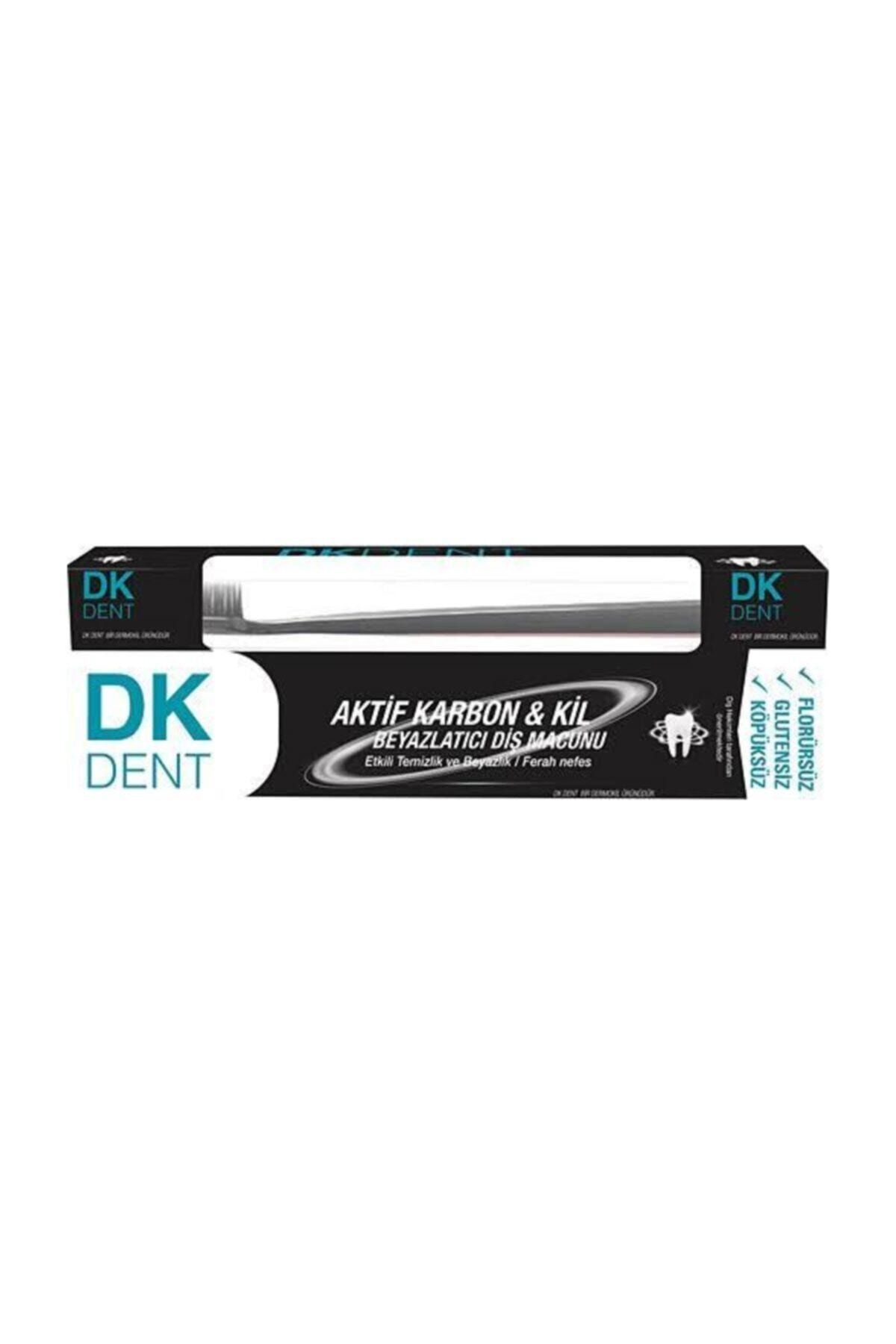 Dermokil Dk Dent Kil Ve Aktif Karbonlu 75 Ml.diş Macunu (diş Fırçası Hediyeli)