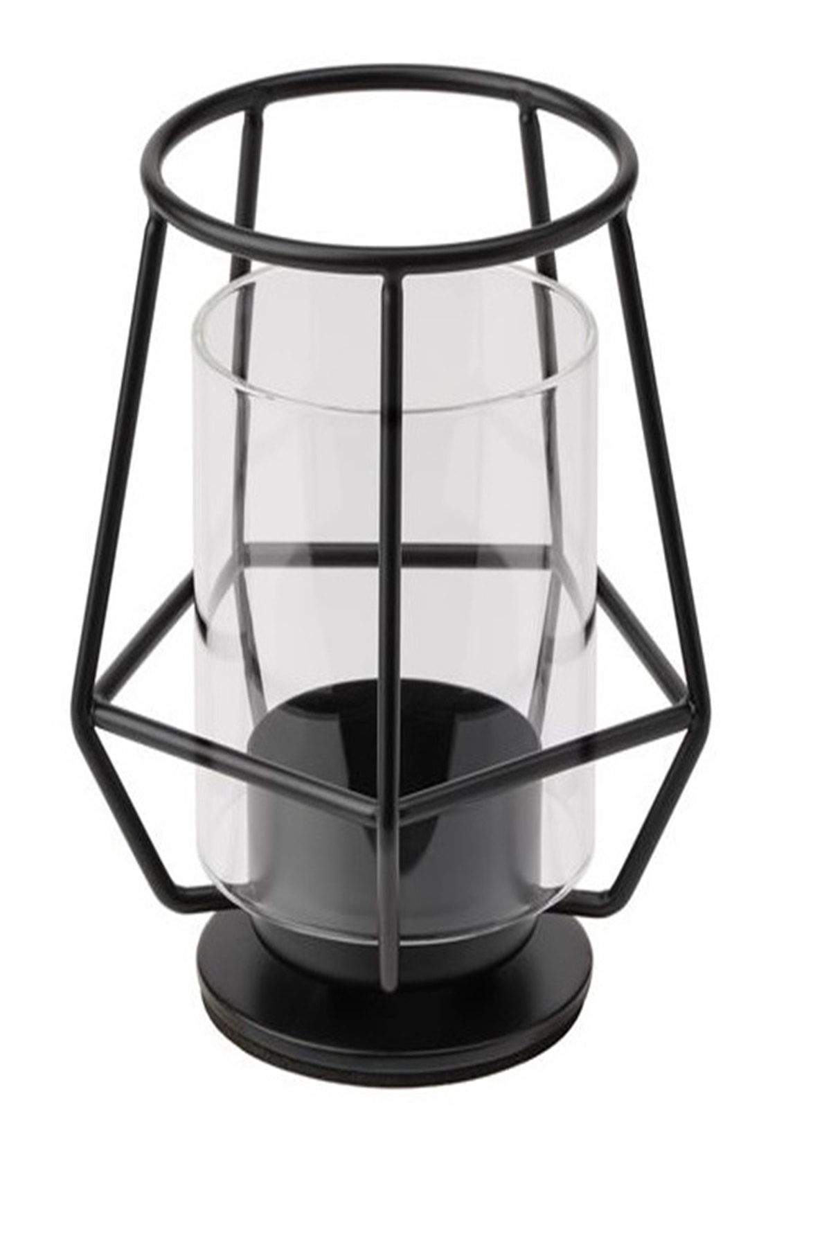 IKEA Parlband Tealight Mumluk Siyah 10 Cm