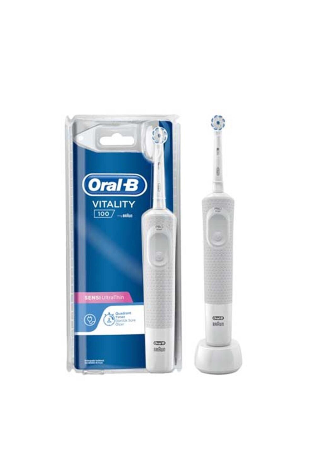 Oral-B Vıtalıty 100 Sensı Ultra Thin Dörtlük Süre Ölçer