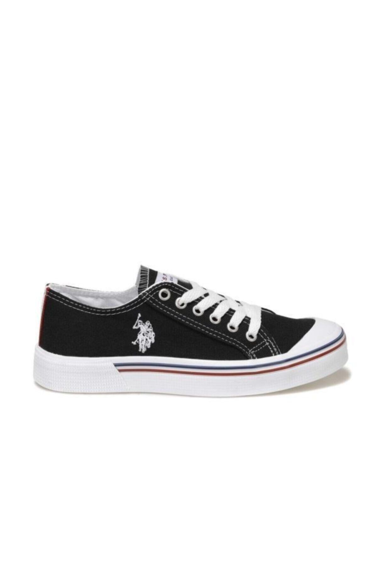 U.S. Polo Assn. Kadın Siyah 1 Fx Keten Sneaker