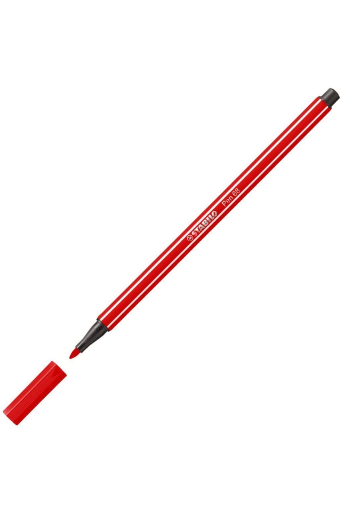 Stabilo Kırmızı  Keçe Uçlu Boya Kalemi 1 mm 10lu