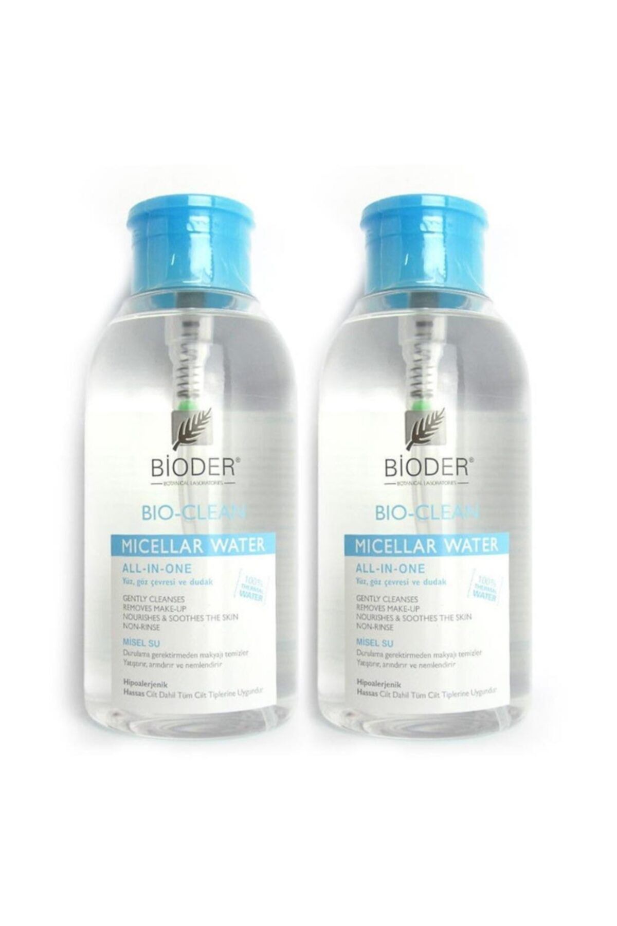 Bioder Makyaj Temizleme Suyu 500 ml X 2 Adet Misel Su