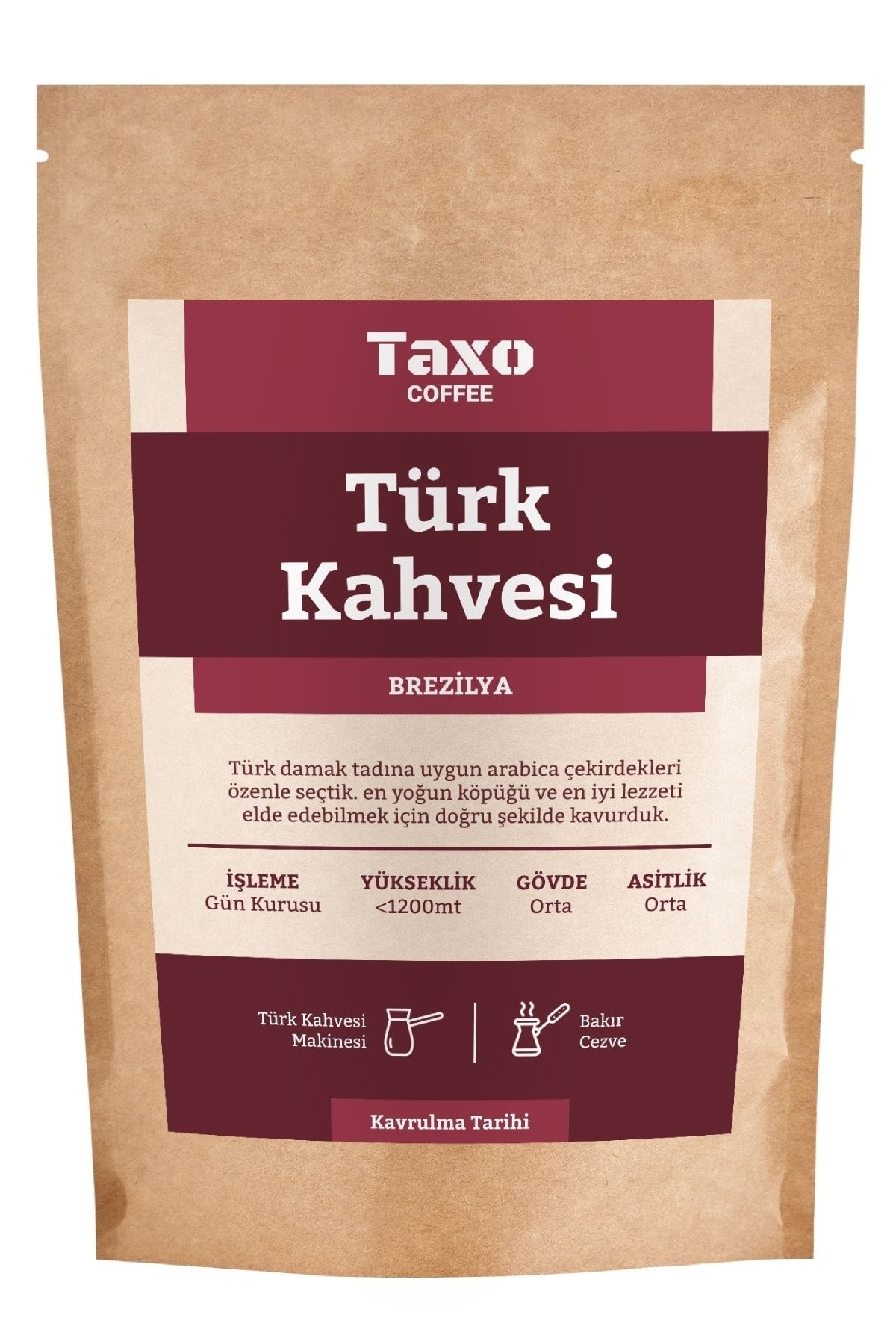 Taxo Coffee Nitelikli Türk Kahvesi 250gr