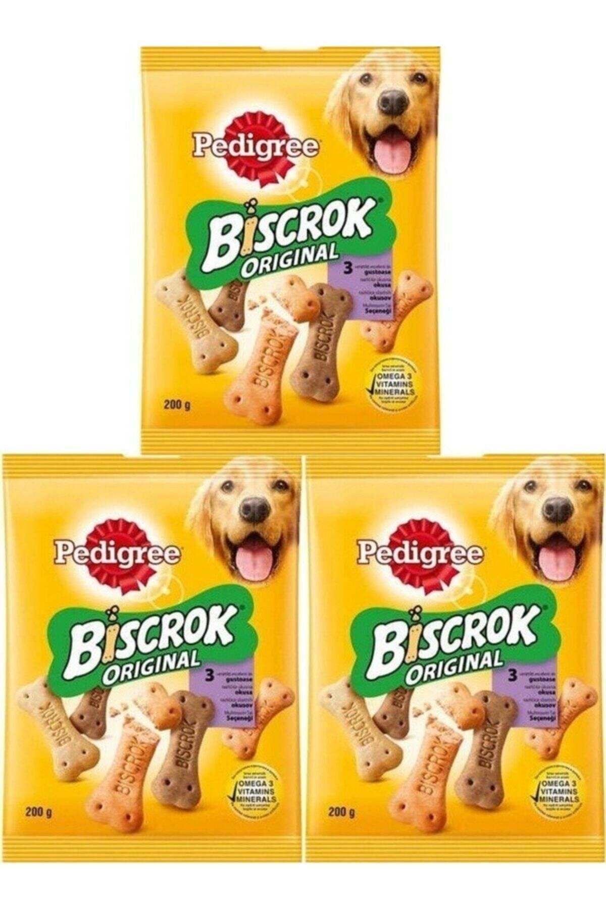 Pedigree Biscrok Multi Mix Köpek Ödül Maması Bisküvi 200 G 3 Adet
