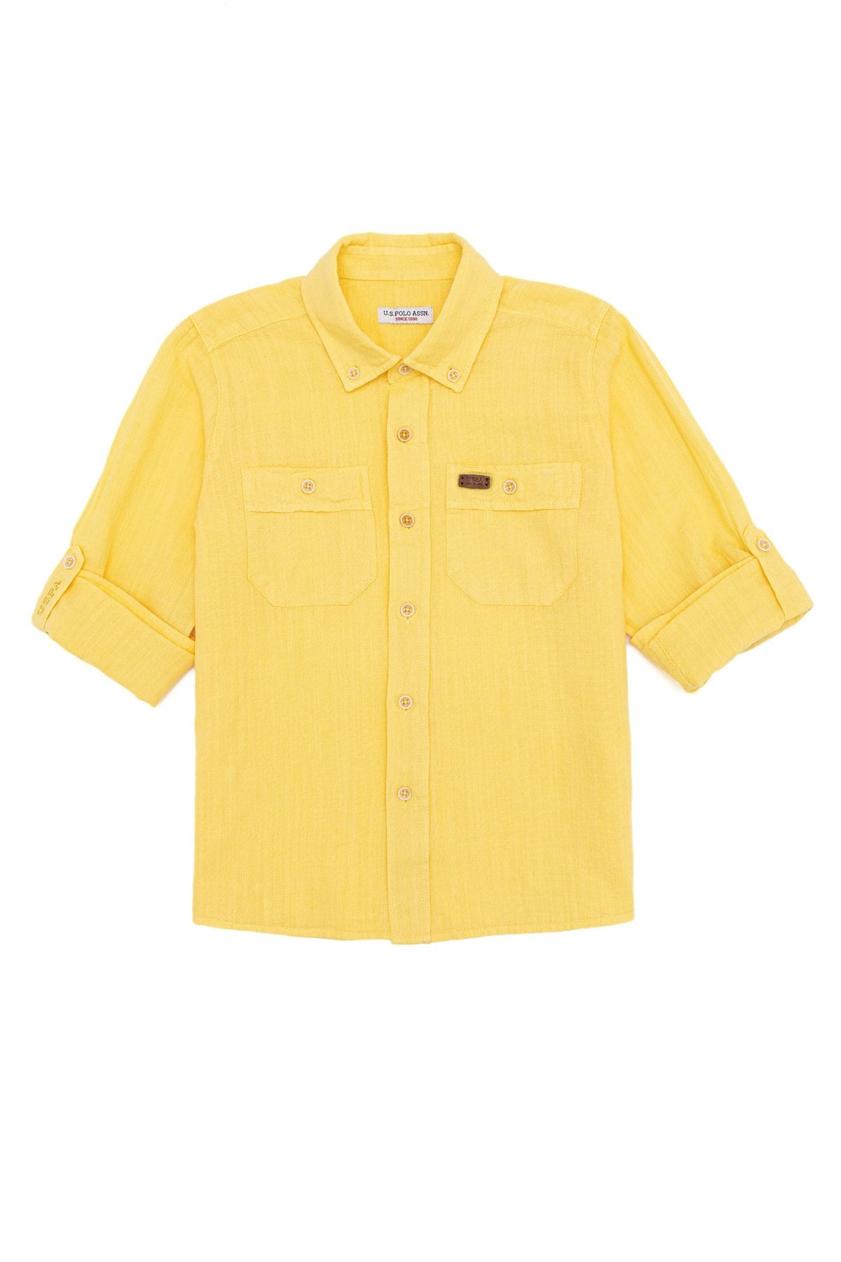 U.S. Polo Assn. Sarı Erkek Çocuk Gömlek