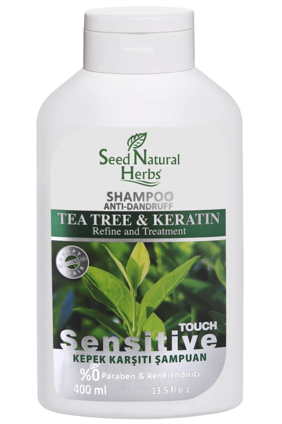 Seed Natural Herbs Çay Ağacı & Keratin Kepek Karşıtı Şampuan 400 Ml 8681137004028