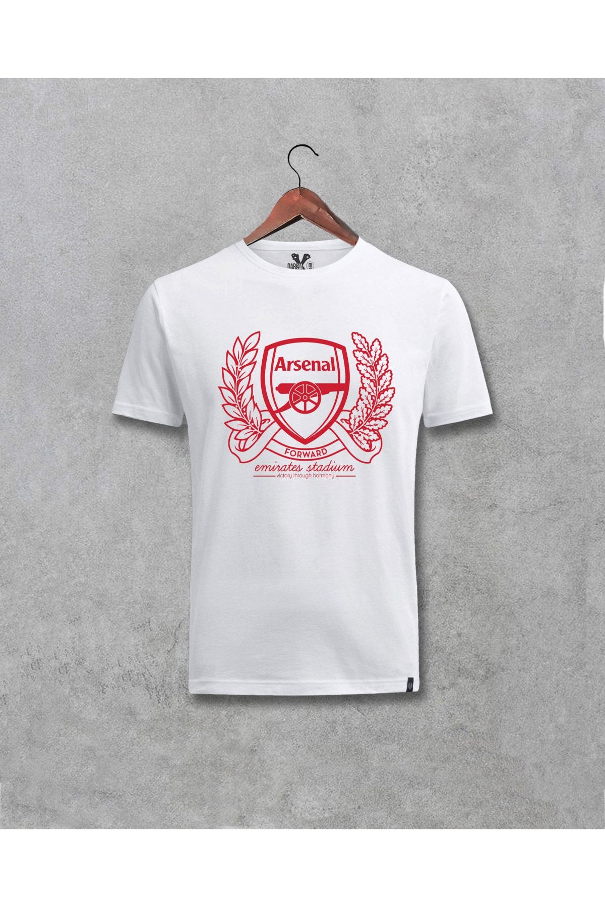 Darkia Unisex Arsenal Futbol Takımı Özel Tasarım Baskılı Tişört