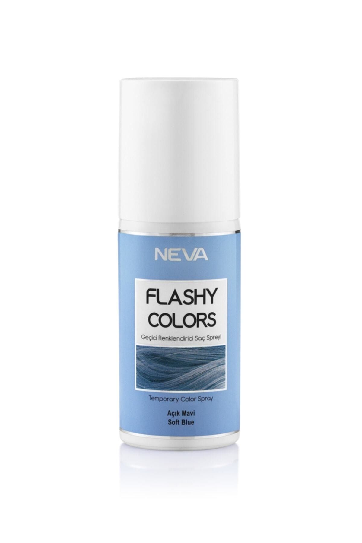 Flashy Colors Super Geçici Renk Saç Spreyi - Açık Mavi//75ml.. D1355
