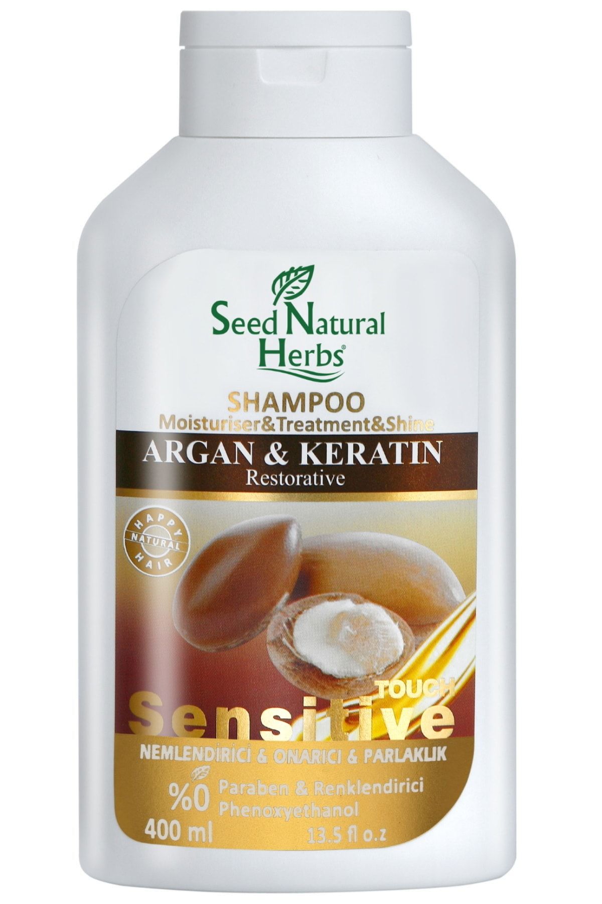 Seed Natural Herbs Argan & Keratin Şampuan 400 ml 8681137004004
