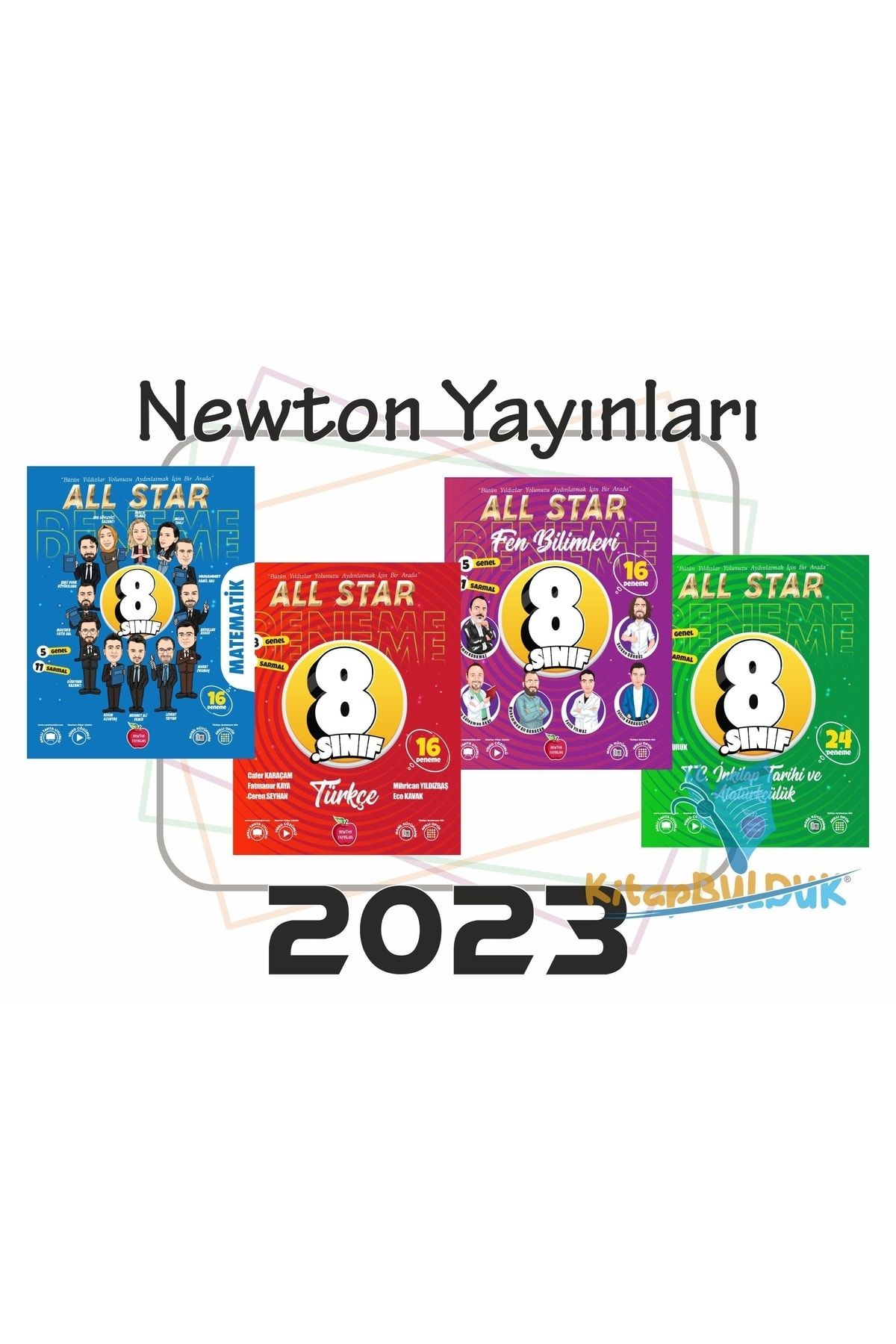 Newton Yayınları 8. Sınıf All Star 4'lü Deneme Seti 2023