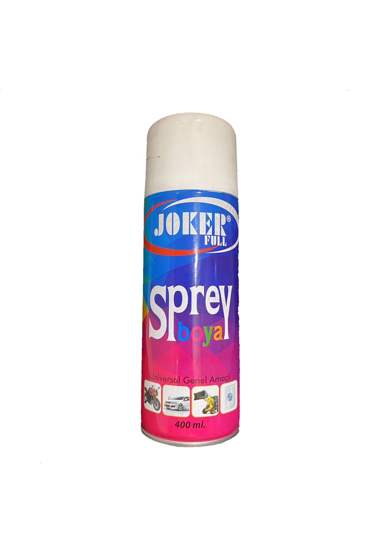 Decomarket Joker Sprey Boya Beyaz Renk Boyanabilir Çıta Motif Boyar 400 ml