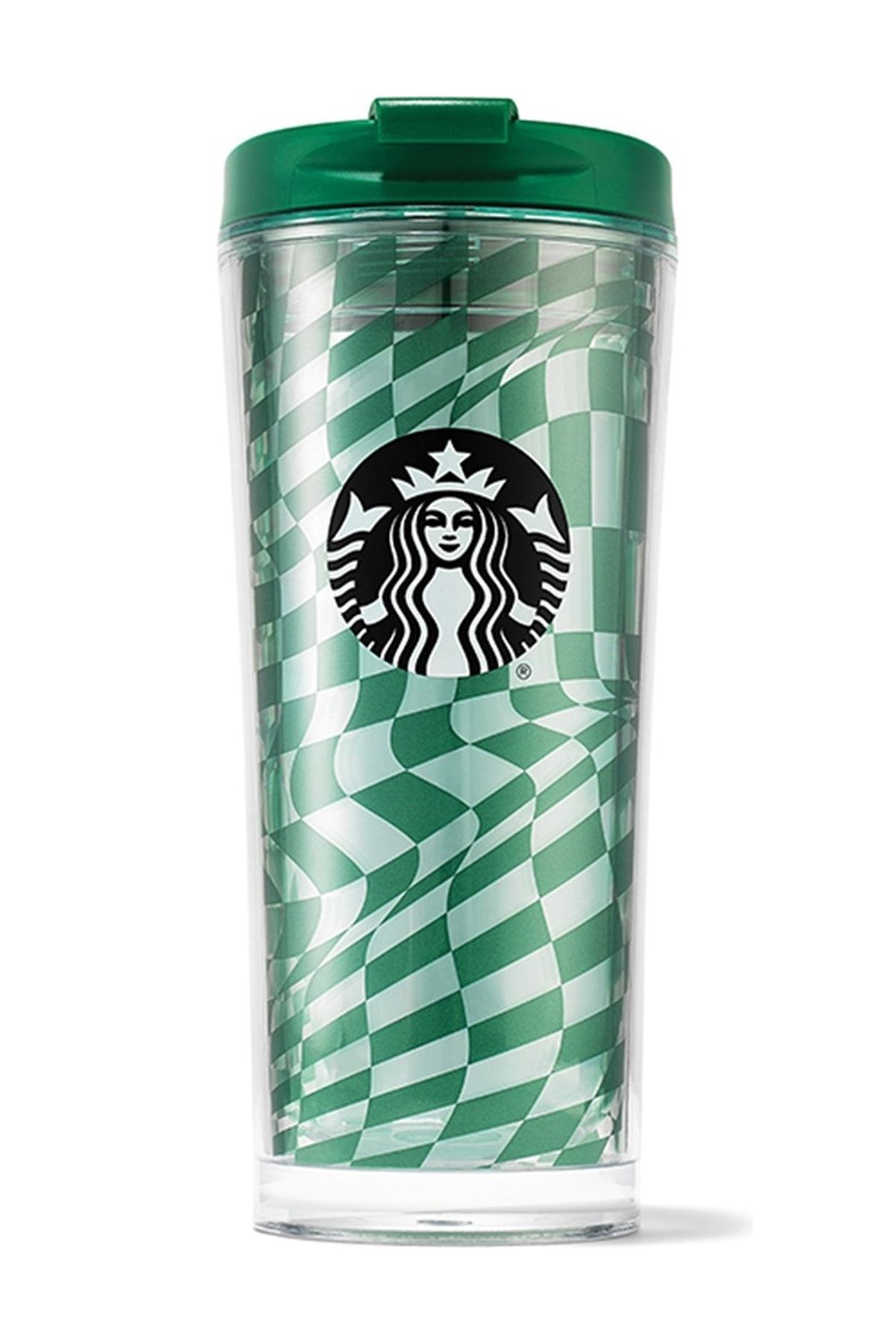 Starbucks Yeşil Dama Temalı Klasik Seri Plastik Termos 473ml