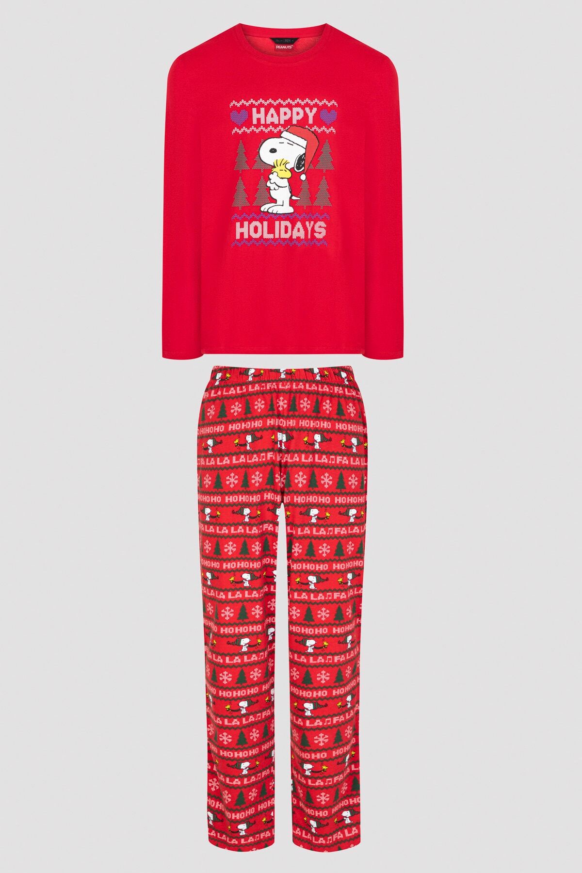 Penti Kırmızı Erkek Snoopy Baskılı Pijama Takımı