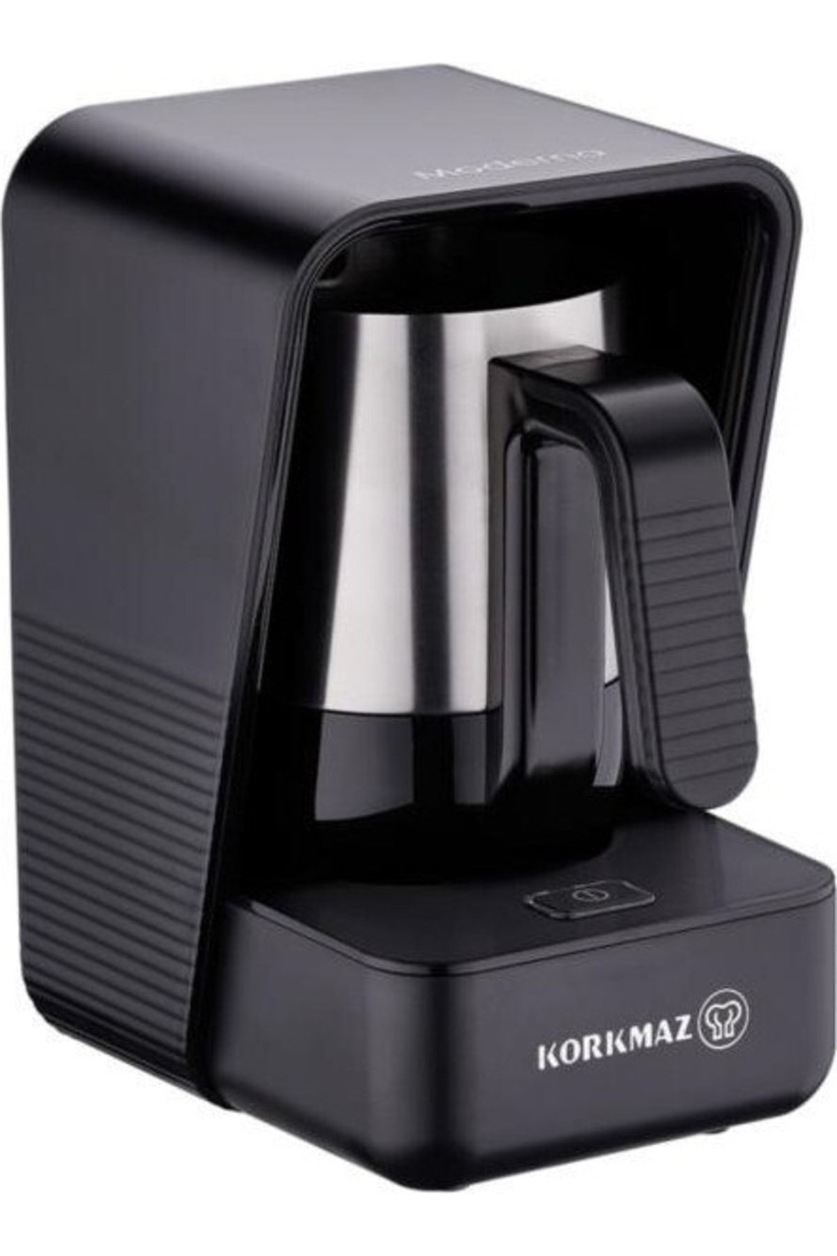 KORKMAZ A863 Moderna Siyah Satin Kahve Makinesi