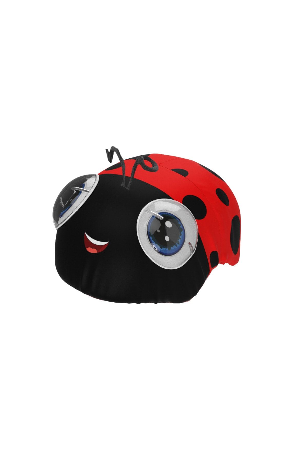 Maskara Ladybug Baskılı 3d Snowboard, Kayak, Bisiklet Kask Kılıfı