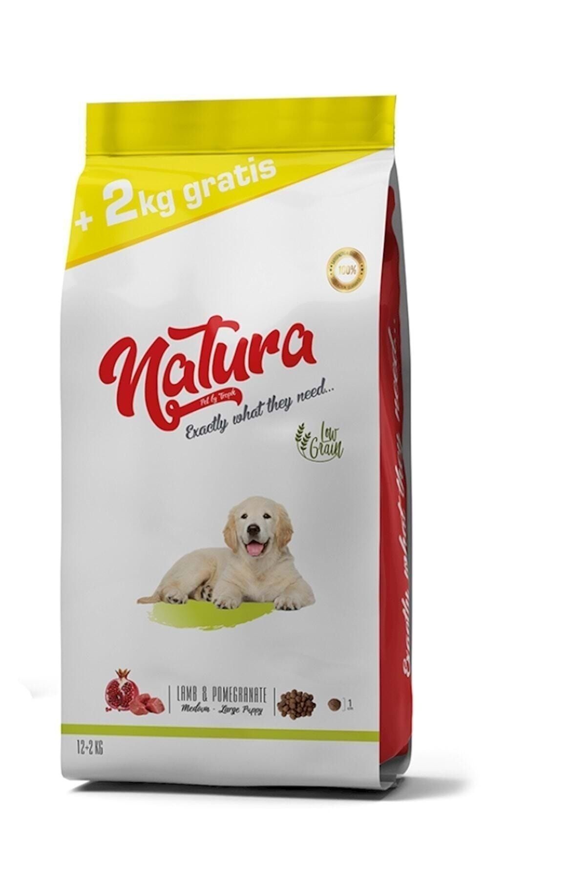 Natura Düşük Tahıllı Kuzu Etli Ve Narlı Yavru Köpek Maması 12 Kg