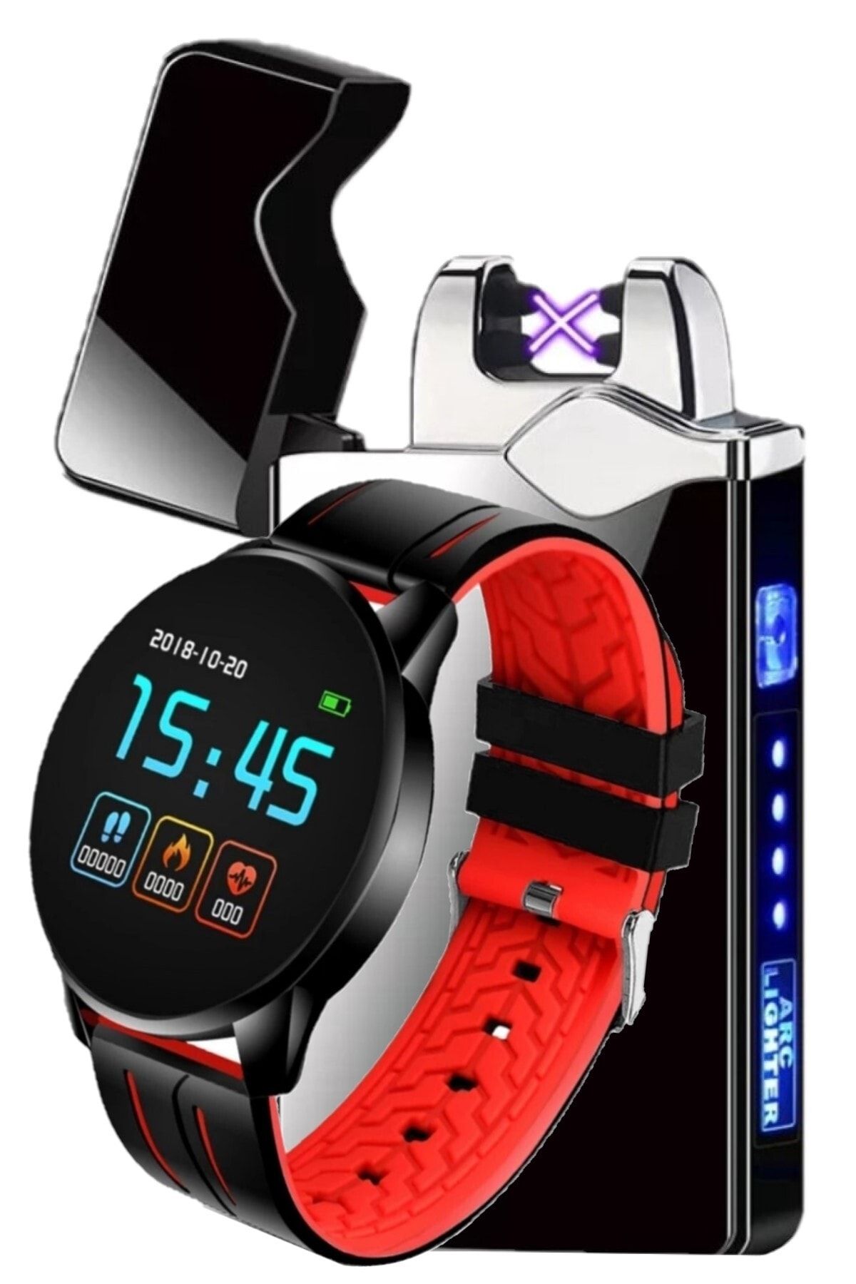 JUDAS E3 Akıllı Saat K6 Usb Şarjlı Çakmak