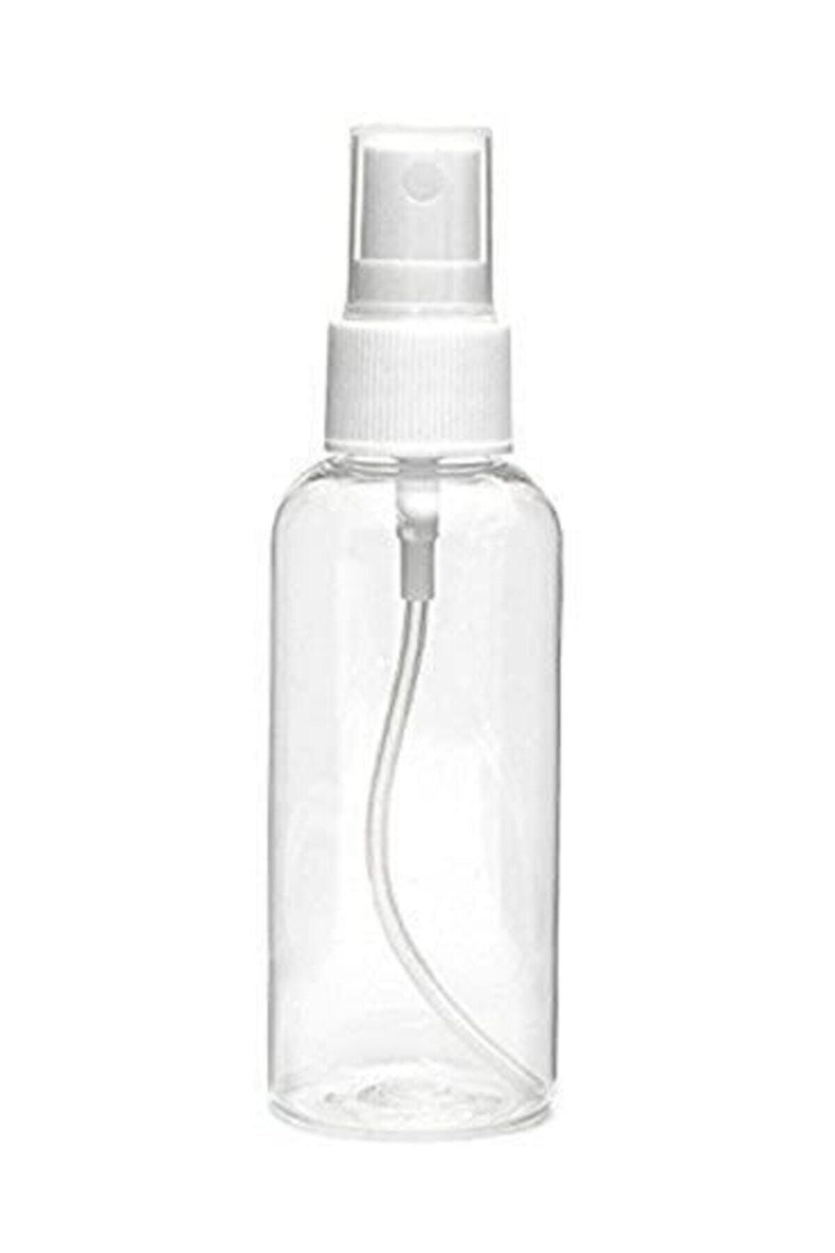 Leva Dezenfektan Kolonya Parfüm Makyaj Temizleme Boş Sprey Başlıklı Şişe 4 Adet 100 ml