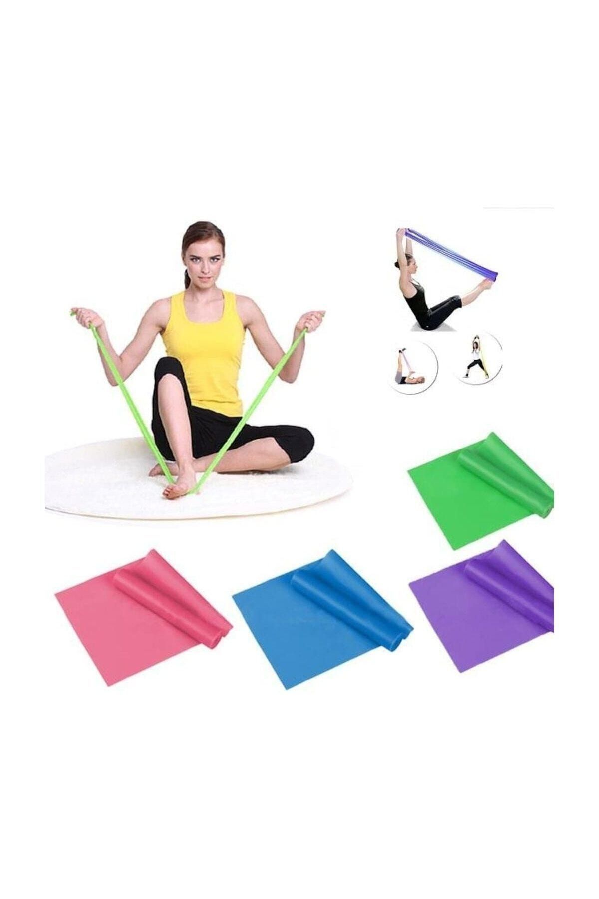 Genel Markalar Pilates Bandı Plates Bantı Egzersiz Lastiği Yoga Egzersiz Bandı
