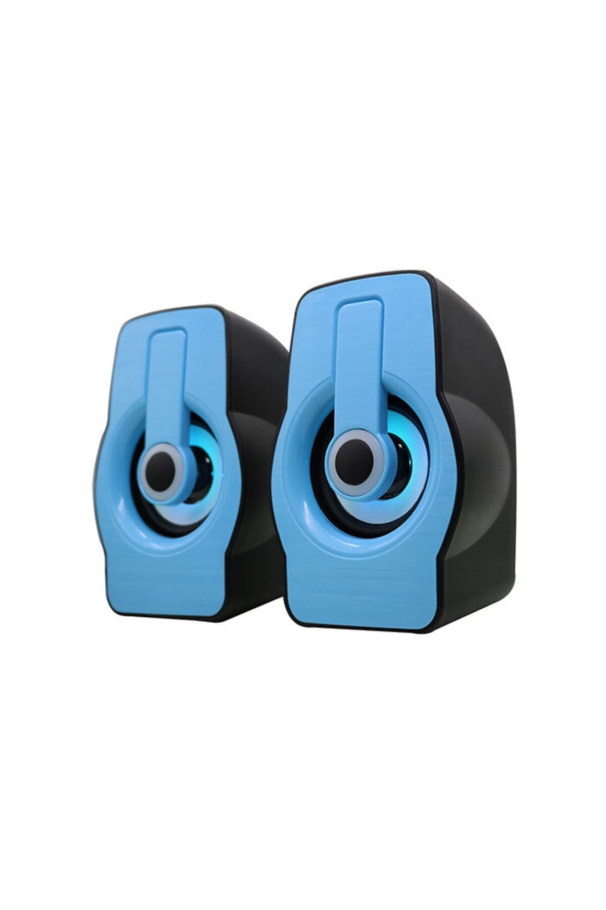 Snopy Sn-x23 2.0 Multimedia Rgb Işıklı 3wx2 Siyah Mavi Usb Speaker