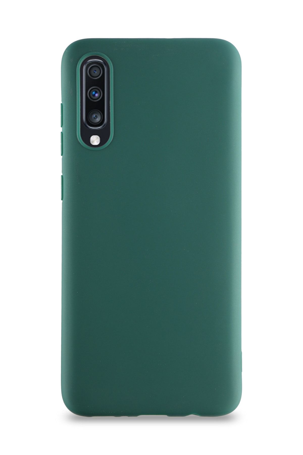 dearcover Galaxy A70 Uyumlu Kılıf Kamera Korumalı Premier Silikon Kapak - Yeşil