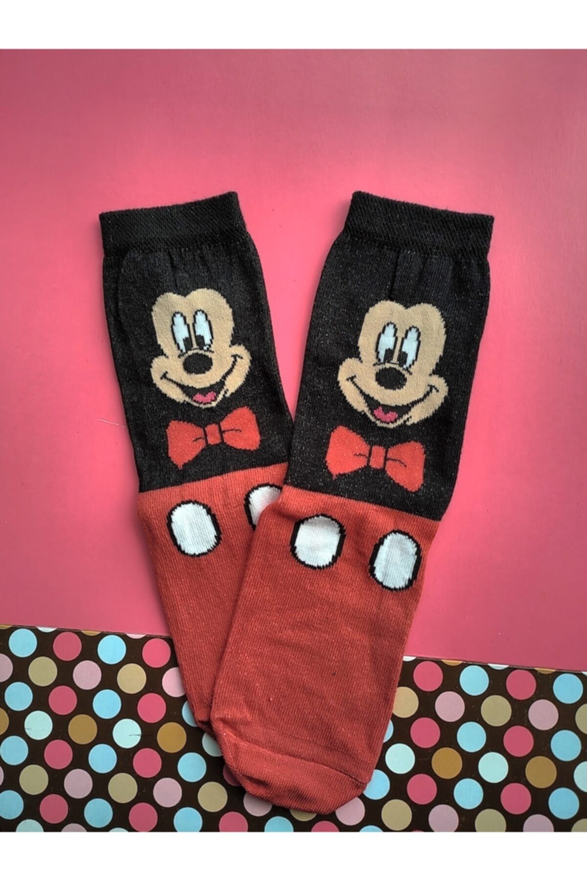 Mickey Mouse Erkek Çocuk Lisanslı Çorap (3 Çift)