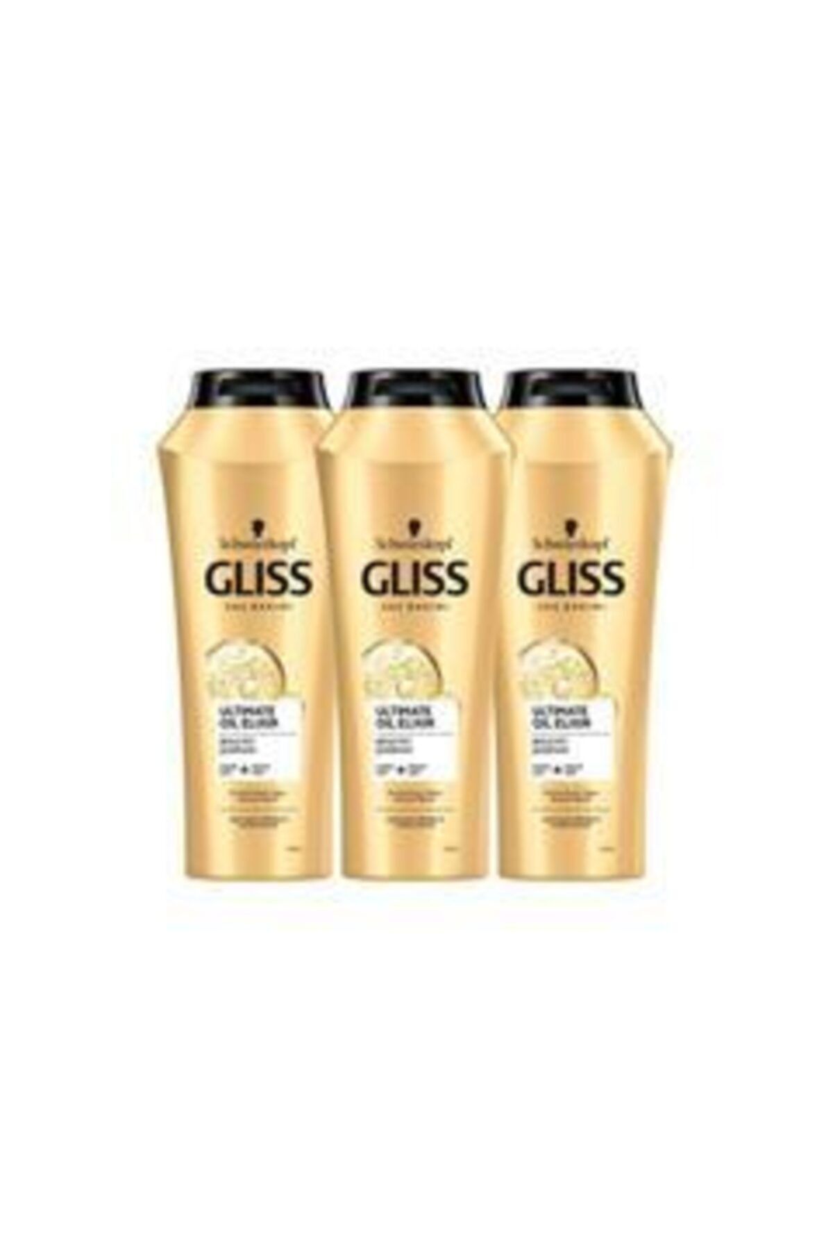 Gliss 500 ml Ultimate Oil Elixir Şampuan 3 Lü Set