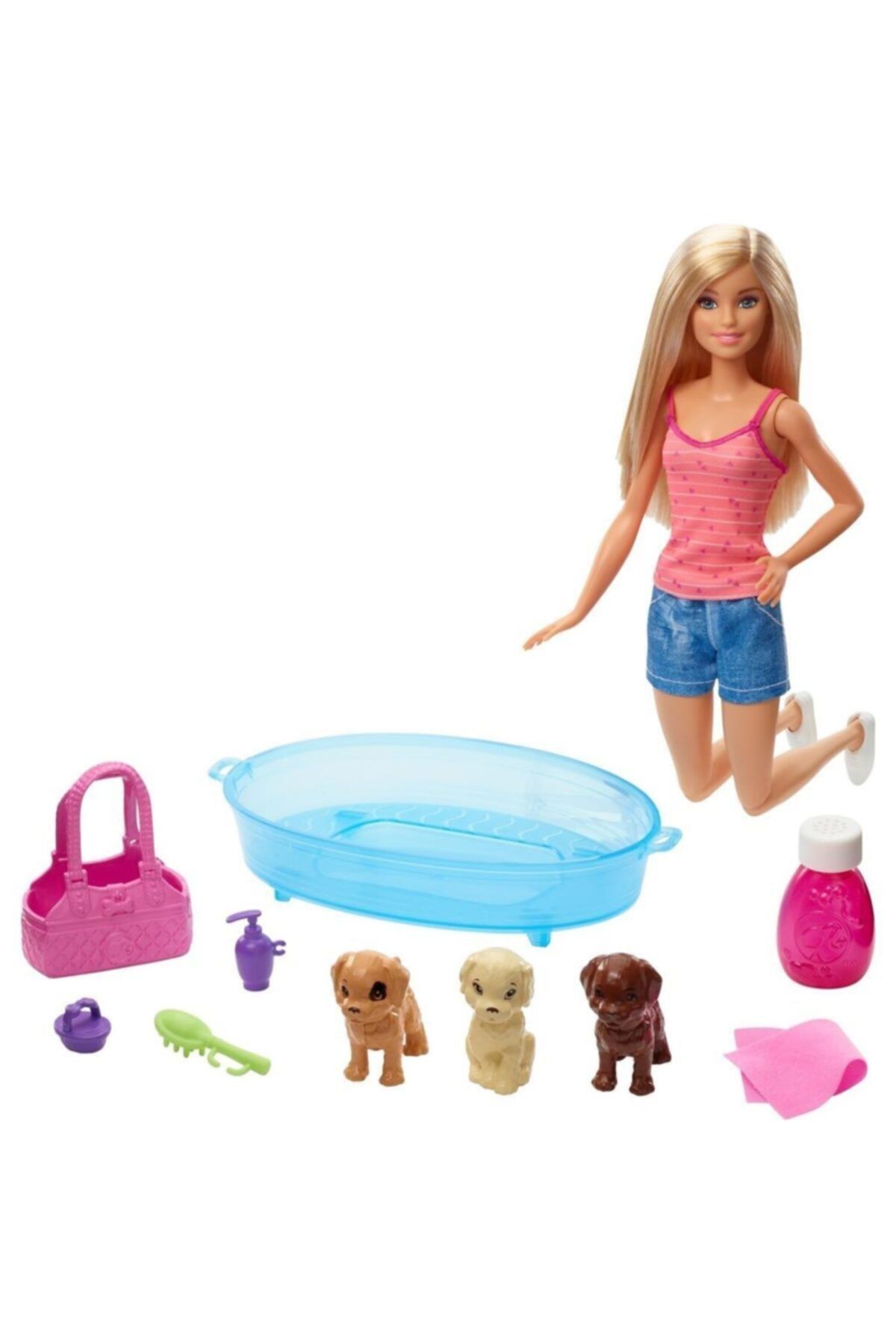 Barbie Ve Şirin Köpekleri Banyo Keyfinde Gdj37 Lisanslı Ürün