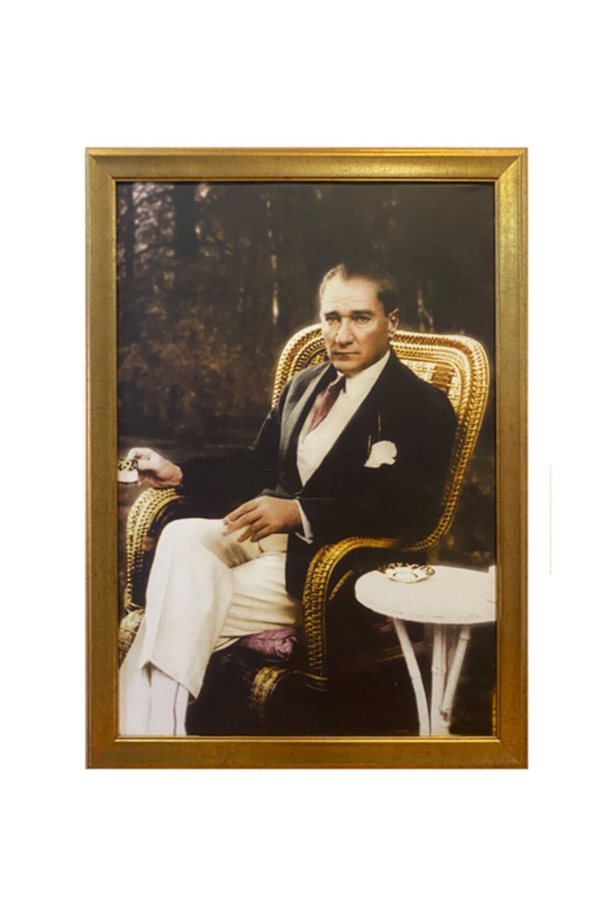 BELLARTE Yaldız Çerçeveli Atatürk Portresi 55x75 cm