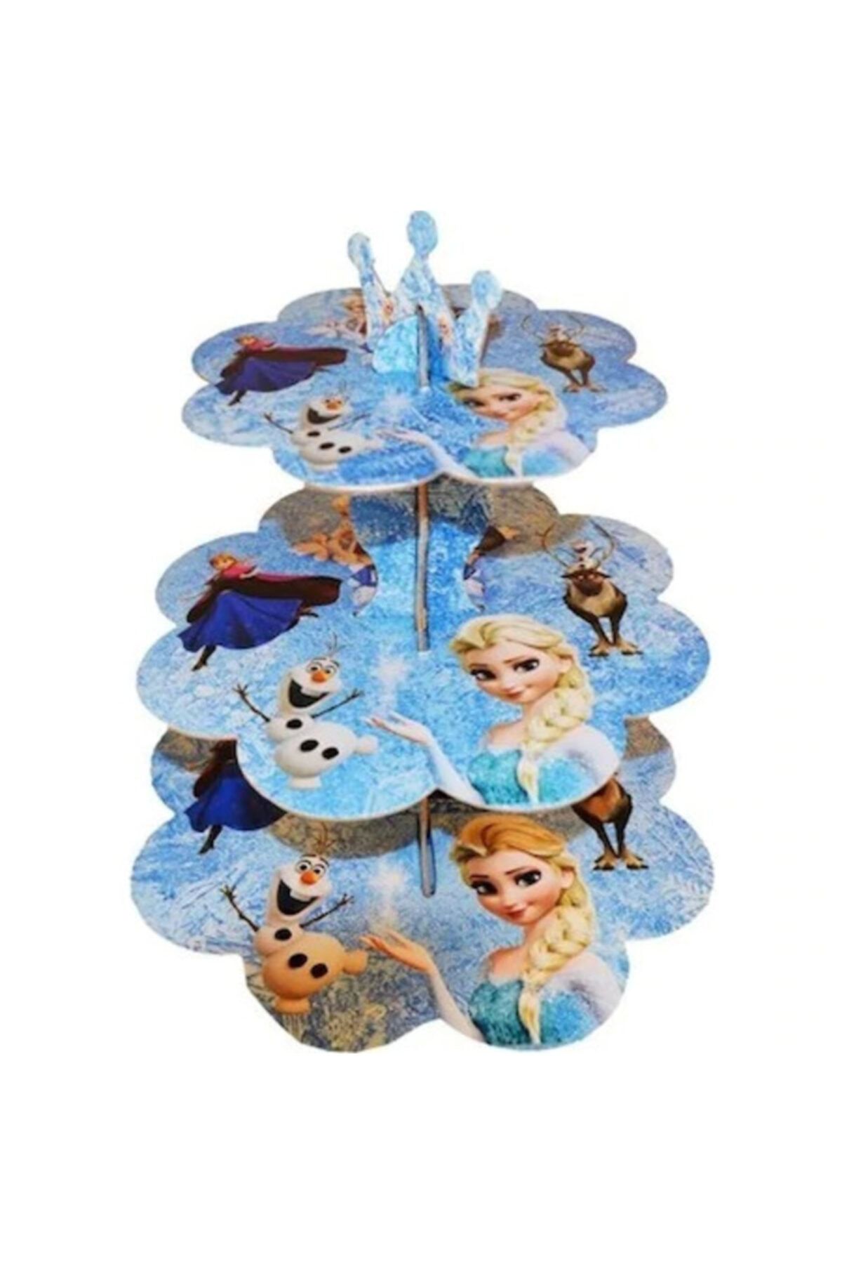 Frozen Elsa 3 Katlı Kek Standı 118213122800