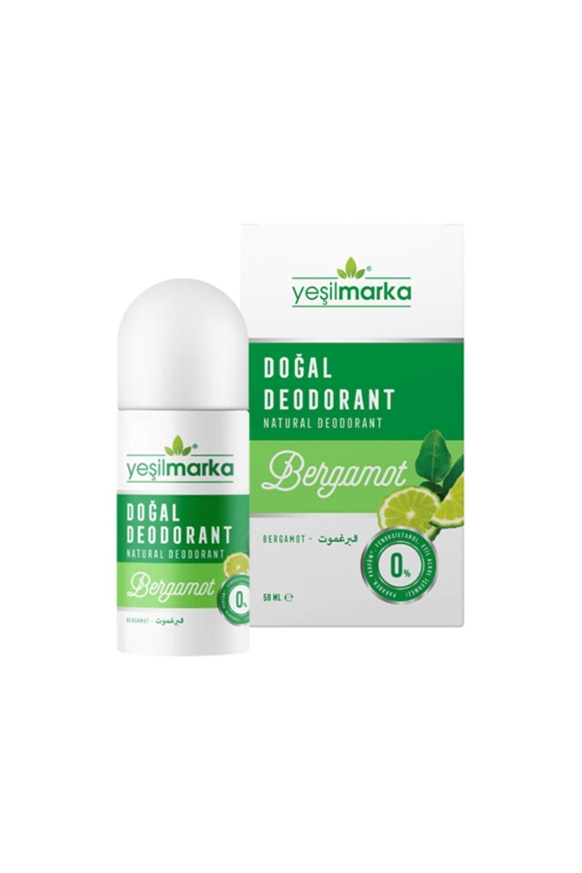 yeşilmarka Kul- Doğal Roll On Deodorant – Bergamot Kokulu