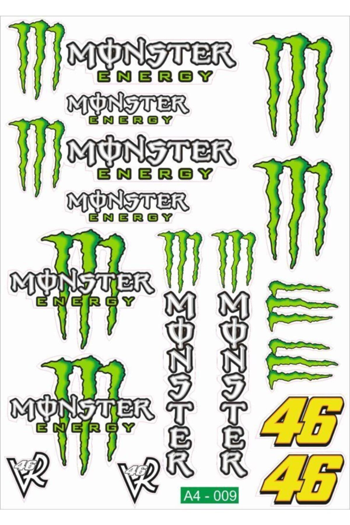 Monero Yeşil Monster Sticker Seti