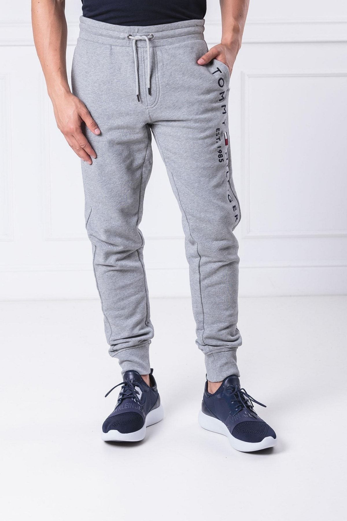 Tommy Hilfiger Erkek Gri Basic Eşofman Altı Mw0mw08388-gri