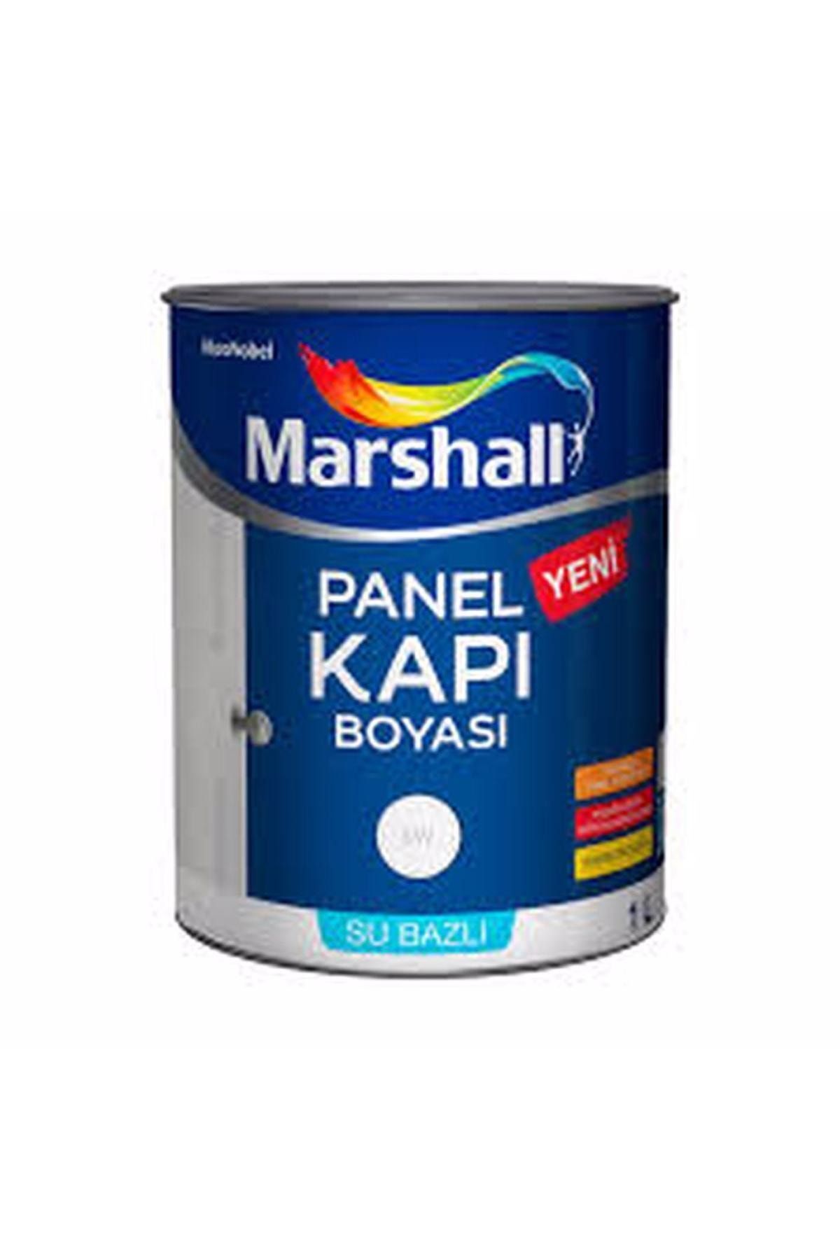 Marshall *gri Kayrak* Su Bazlı Amerikan Panel Kapı Boyası-1 Litre
