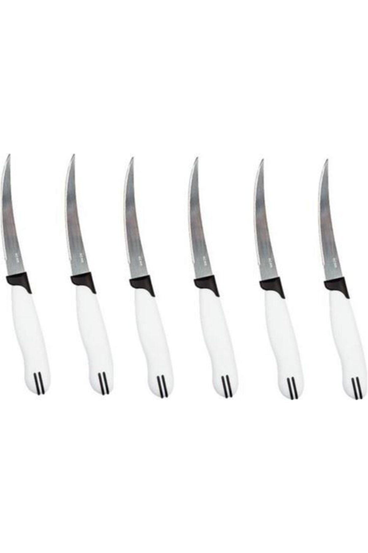 ACAR Beyaz Saplı Paslanmaz Çelik 6'lı Meyve Ve Sebze Bıçak Takımı