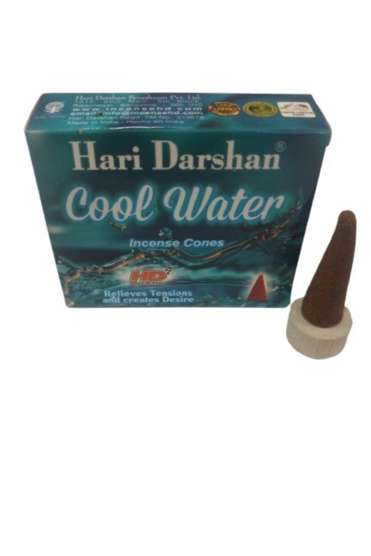 SİNA HEDİYELİK Hd Cool Water Konik Tütsü