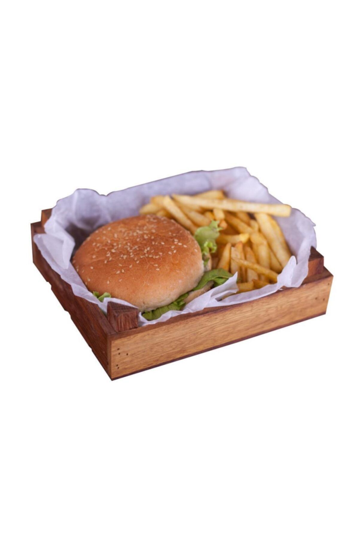 Genel Markalar Hamburger Sunum Kasası - Ireko 14x17 Cm